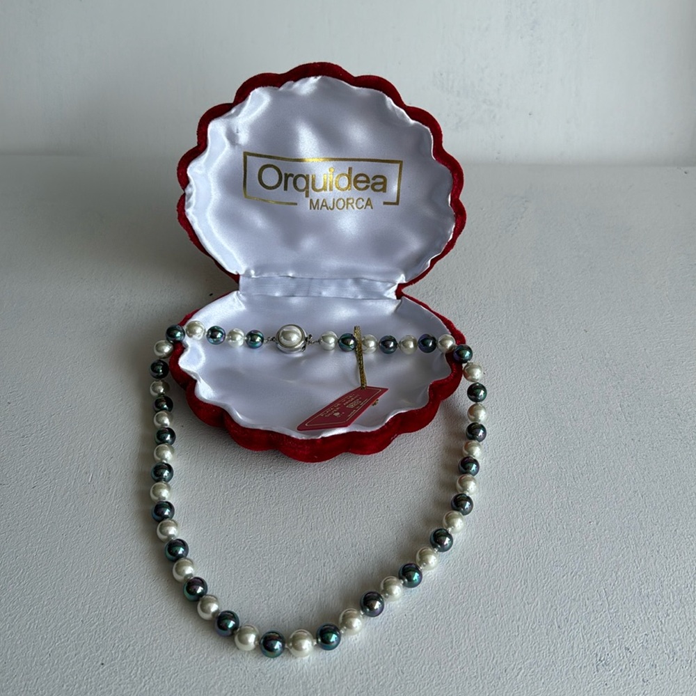 Majorca Orquídea Pearl Necklace
